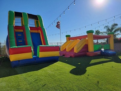 $260 Tall Dry Slide Jumper / Obstacle Course Jumper